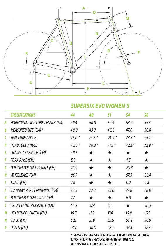 supersix evo women's 105