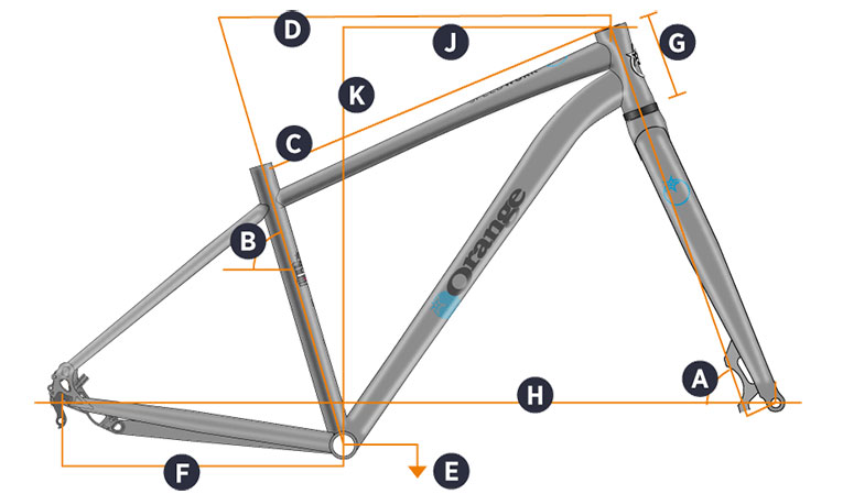 Orange 2018 Speedwork Frame Geometry