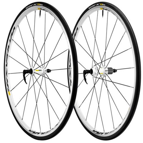 Mavic Ksyrium Equipe S Road Wheelset inc Tyres - White