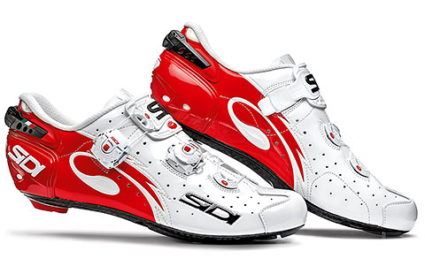 Sidi Wire Carbon Vernice Road Cycling Shoes (White/Red)