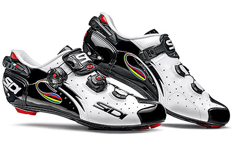 Sidi Wire Carbon Vernice Road Cycling Shoes (White/Black/Iride)