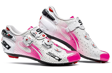 Sidi Wire Carbon Air Women's Cycling Shoes (White/Pink Fluo)