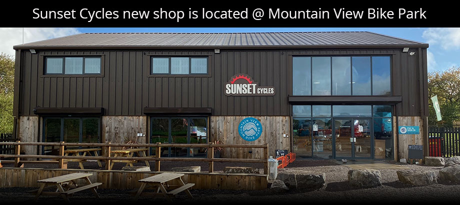 Sunset Cycles new shop is located @ Mountain View Bike Park