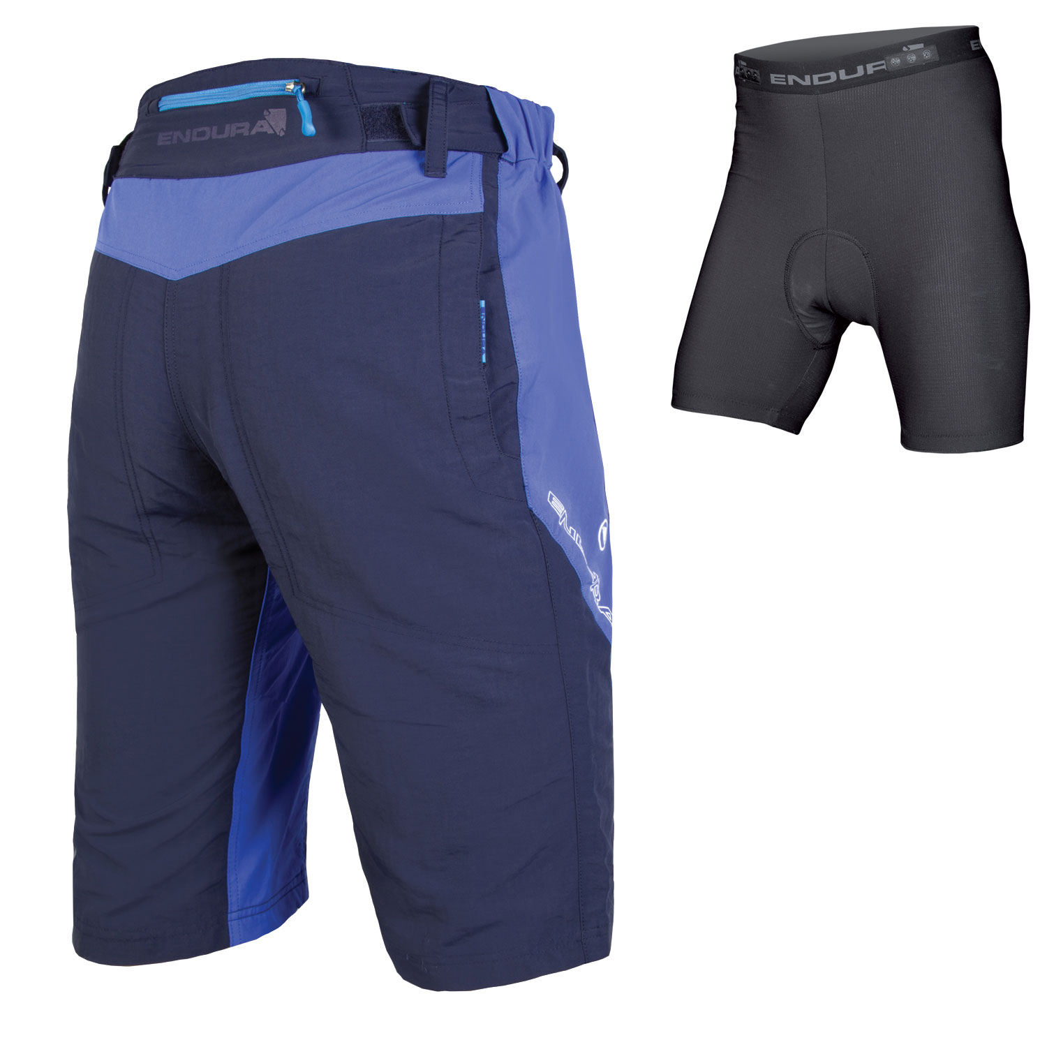 Endura SingleTrack III Short with Liner (Navy)