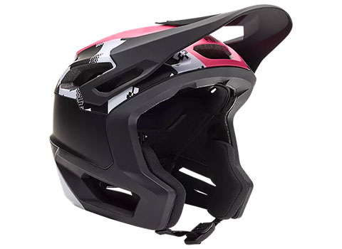 Fox Racing Dropframe Pro Digi Image Helmet (Black/White)