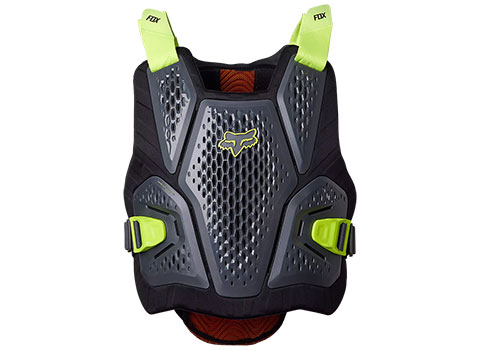 Fox Racing Raceframe Impact Soft Back CE D3O Chest Guard (Grey)