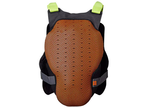 Fox Racing Raceframe Impact Soft Back CE D3O Chest Guard (Grey)