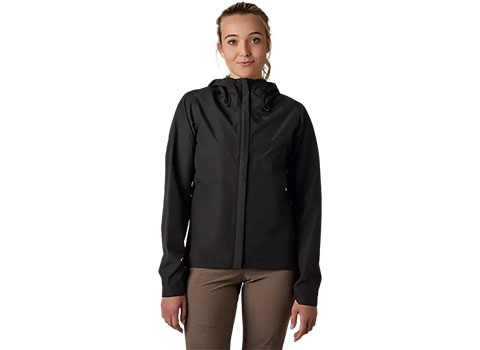 Fox Racing Womens Ranger 2.5-Layer Water Jacket (Black)