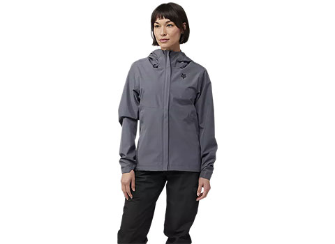Fox Racing Womens Ranger 2.5-Layer Water Jacket (Graphite Grey)
