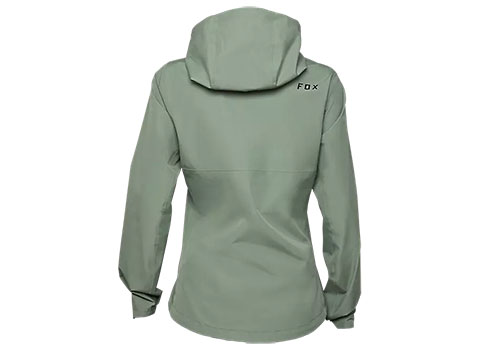 Fox Racing Womens Ranger 2.5-Layer Water Jacket (Moss Green)