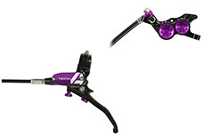 Hope Tech 4 V4 Brake - No Rotor (Black/Purple)