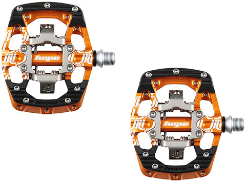 Hope Union Gravity Clip Pedals (Orange)