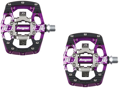 Hope Union Gravity Clip Pedals (Purple)