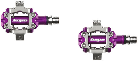 Hope Union Race Clip Pedals (Purple)