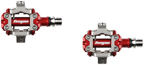 Hope Union Race Clip Pedals (Red)