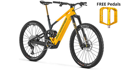 Mondraker 2026 Crafty Carbon RR S (Dense Yellow) with Free Burgtec Pedals