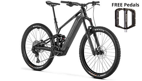 Mondraker 2026 Crafty Carbon S (Vortex Grey) with Free Burgtec Pedals