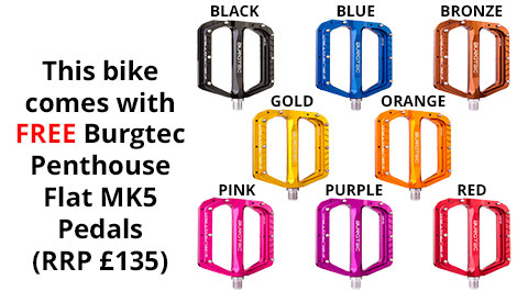 Mondraker 2026 Crafty Carbon RR SL (Superblack) with Free Burgtec Pedals