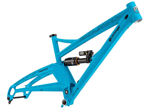 Orange 2022 Alpine Evo Frame 27.5 (Including rear shock)