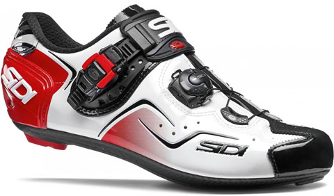 Sidi Kaos Road Cycling Shoes White/Black/Red