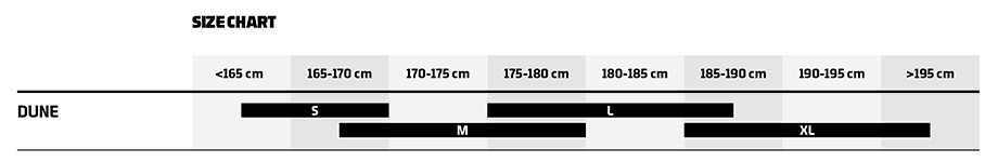 Mondraker 2024 Dune Size Guide