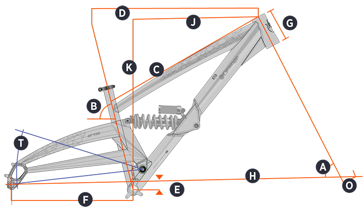 Orange 2022 279 Frame Geometry