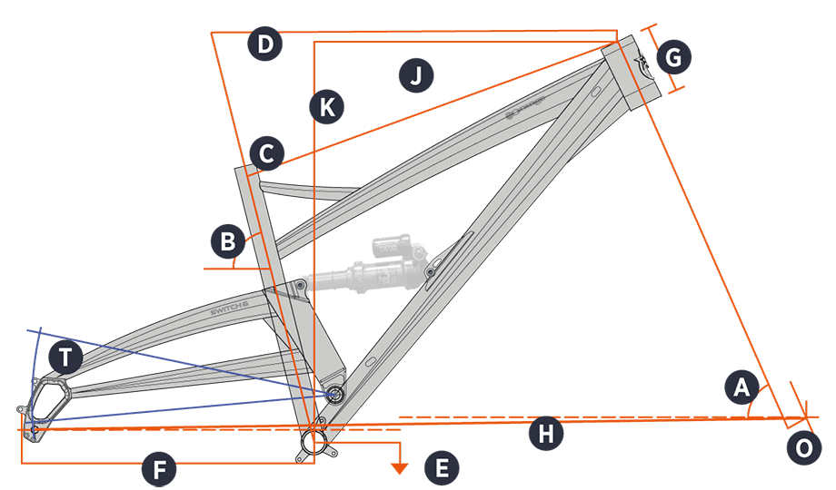 Orange 2022 Switch 6 Frame Geometry