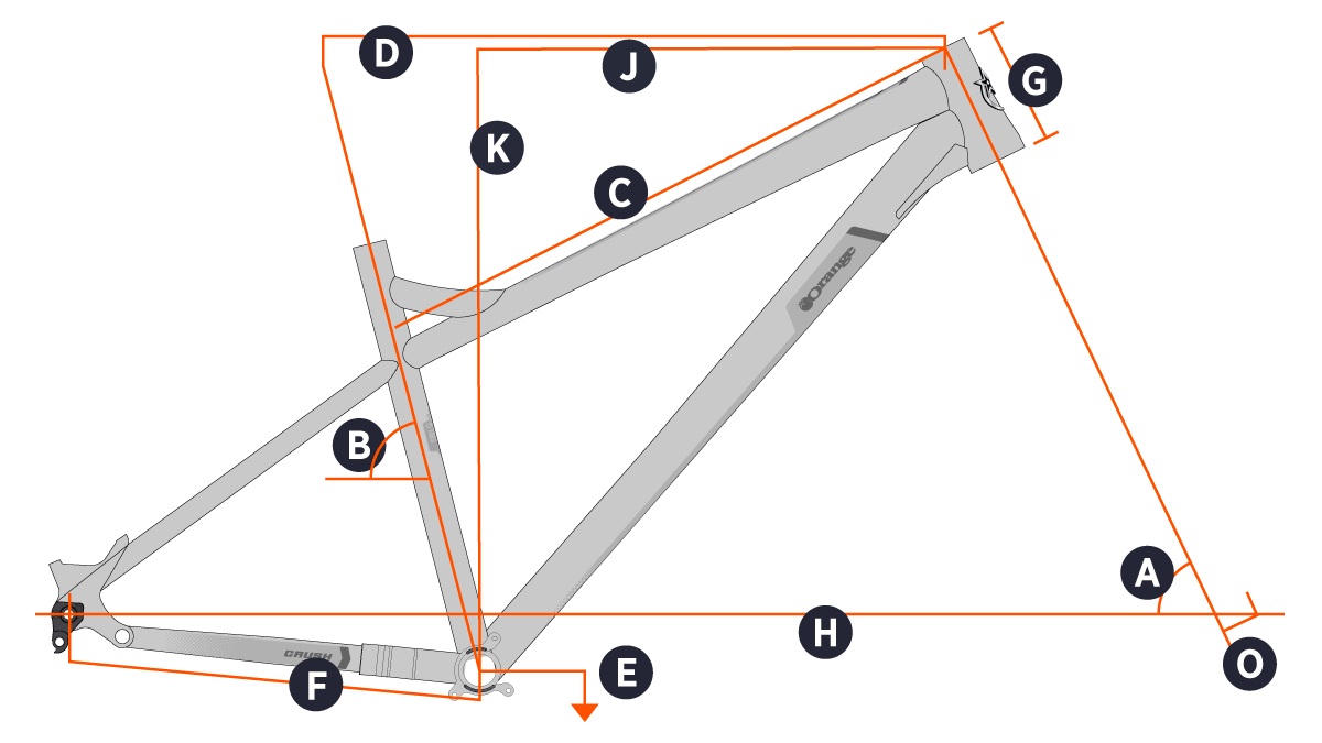 Orange Crush 27.5 Frameset 2023