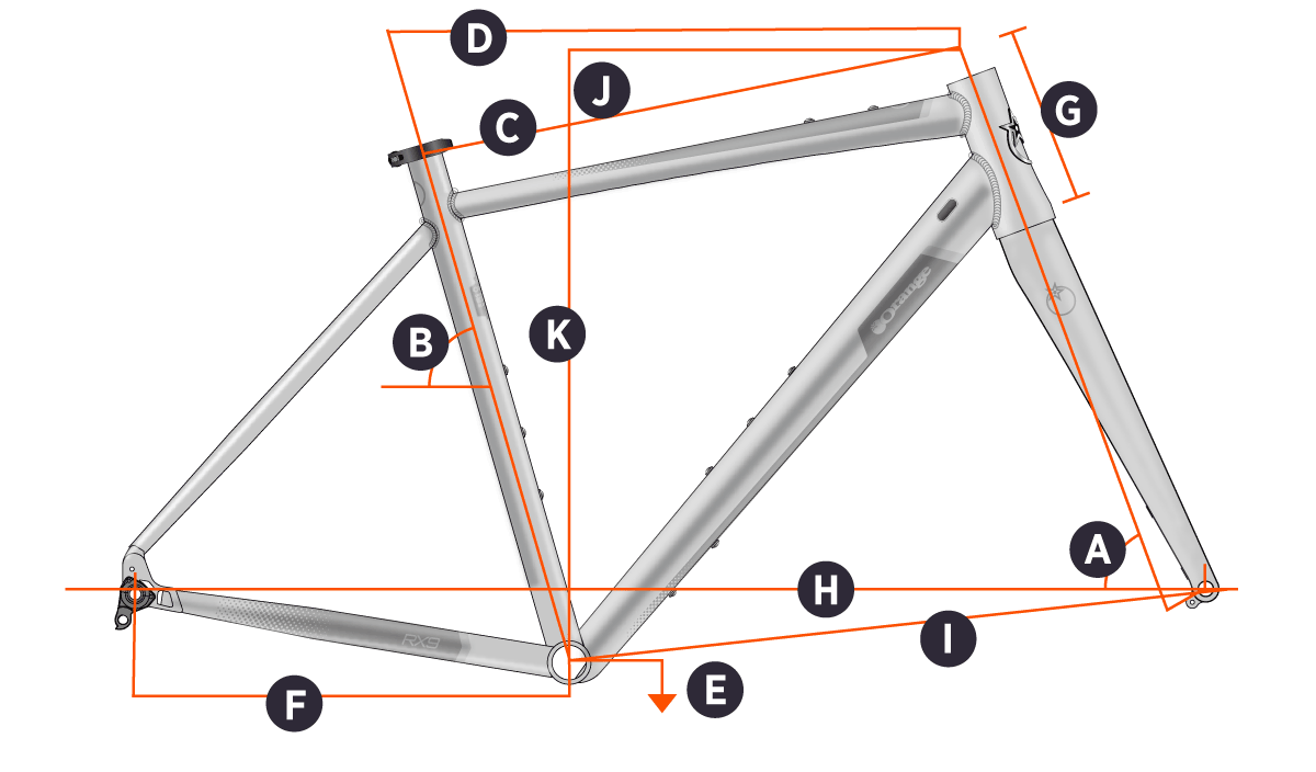 Orange frame size guide best sale