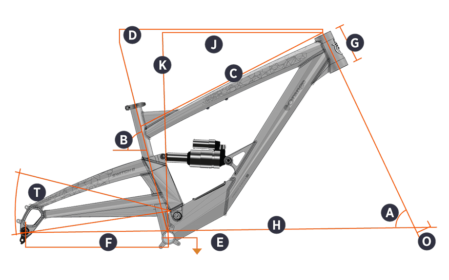 Orange 2024 Switch 6 Frame Geometry