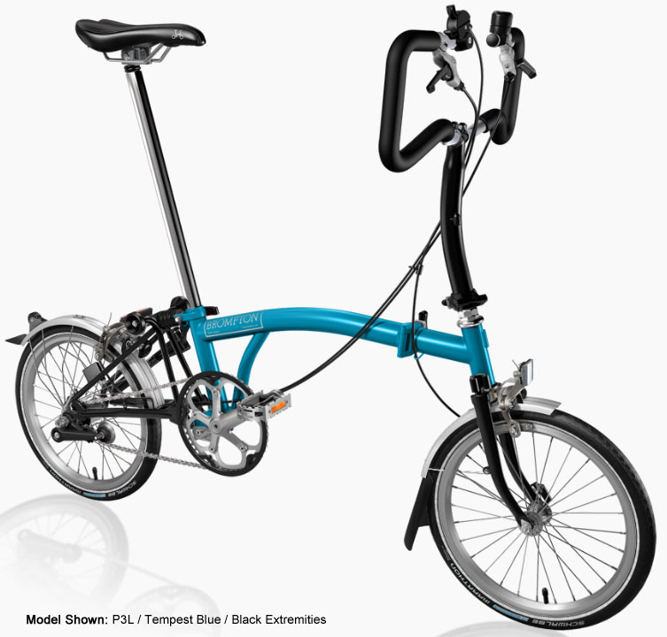 Brompton P Type Folding Bike B spoke