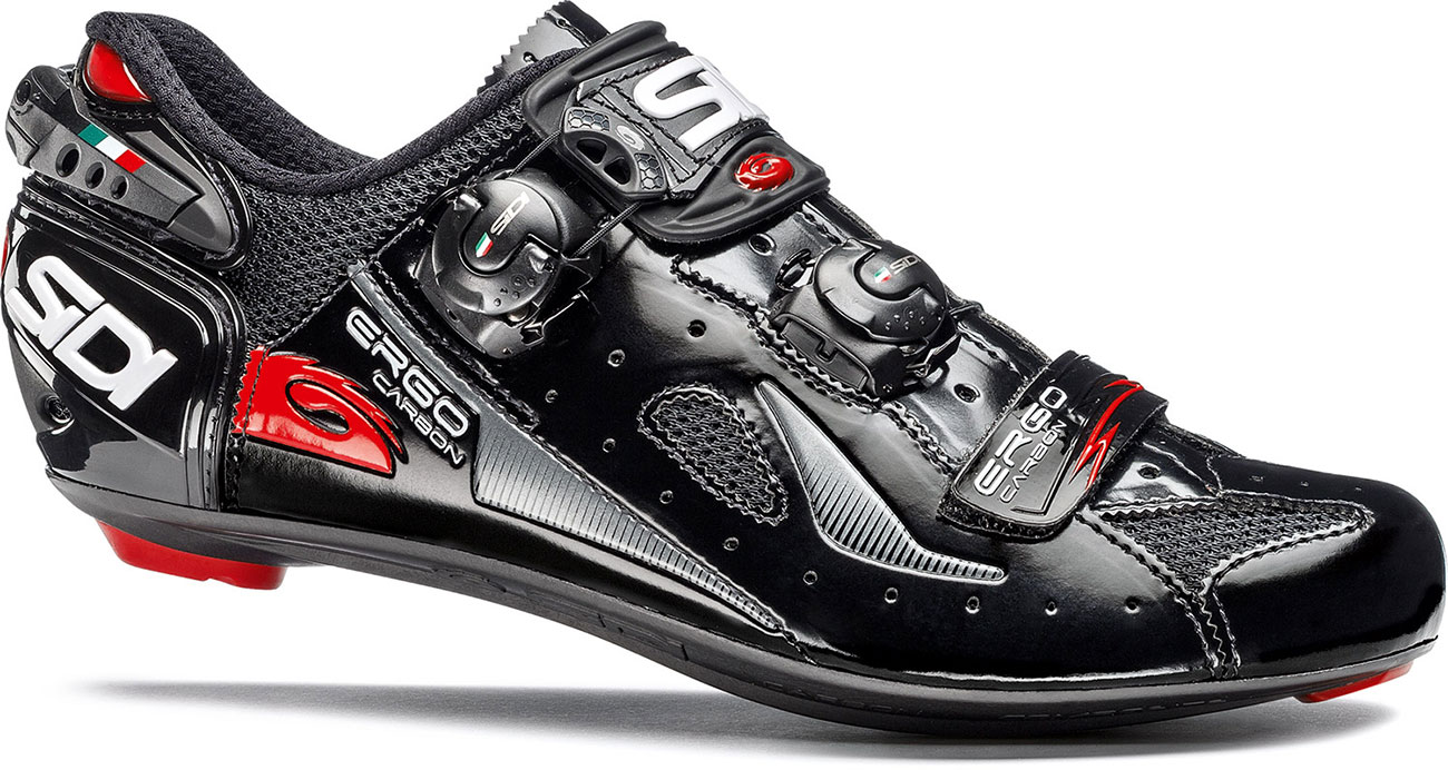 Sidi Ergo 4 Carbon Composite Road Cycling Shoes (Black)