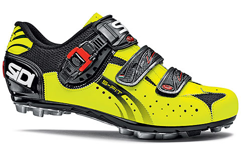 Sidi MTB Eagle 5-Fit Cycling Shoes (Black/Yellow Fluo)