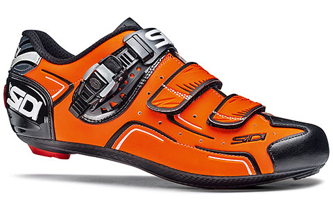 Sidi Level Road Cycling Shoes (Orange Fluo/Black)