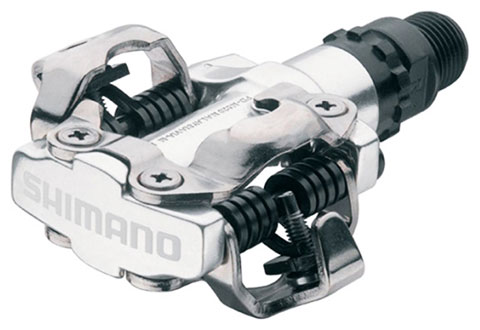 Shimano M520 MTB SPD Pedals Silver (2-Sided Mechanism)