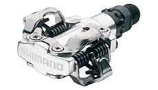 Shimano M520 MTB SPD Pedals Silver (2-Sided Mechanism)